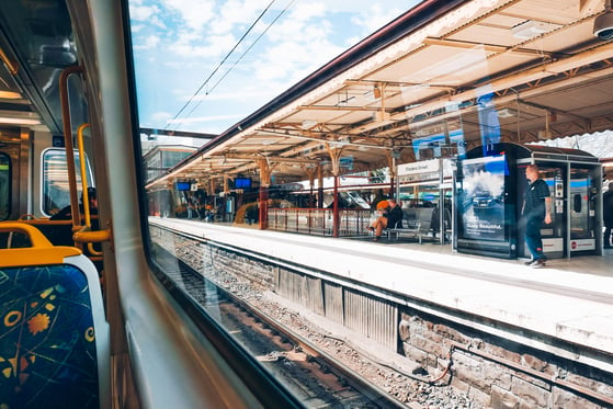 Flinder street Melbourne train station