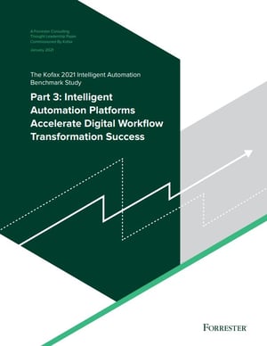 Kofax Benchmark Study Part 3 - Intelligent Automation Platforms