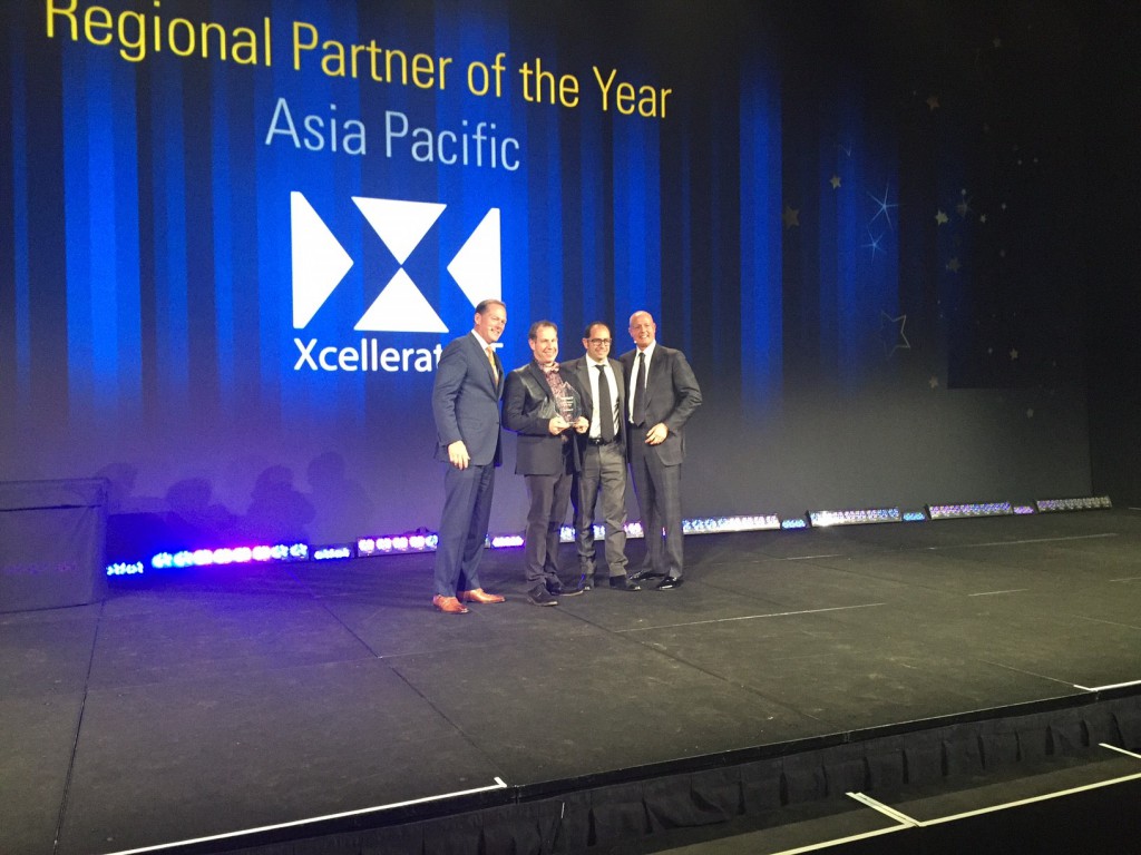 Xcellerate IT receives the Kofax APAC Partner of the Year Award